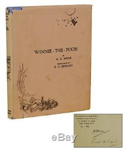 Winnie L'ourson Par A. A. Milne Signé Limited Première Édition 1926 1er Shepard