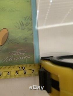 Winnie L'ourson Production Originale Animation Cel Et Coa (pooh & Chris)