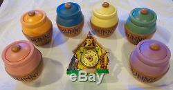 Winnie L'ourson Watch Disney Collectionneurs Club Set Hunny Pot Fossil Ltd Edition