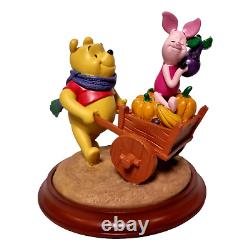 Winnie Le Pooh Piglet Automne Disney Figurine Fig Fig Les Saisons D'affichage
