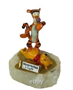 Winnie Pooh Figurine Ron Lee Sculpture En Marbre Signé Tigger Disney Limited Vtg