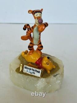 Winnie Pooh Figurine Ron Lee Sculpture En Marbre Signé Tigger Disney Limited Vtg