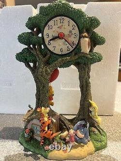 Winnie The Pooh Clock M. Sanders Tigger Piglet Walt Disney Attractions Inc