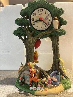 Winnie The Pooh Clock M. Sanders Tigger Piglet Walt Disney Attractions Inc