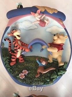 Winnie The Pooh Ensemble De 4 Assiettes Honeypot Adventure De Bradford Exchange Pooh