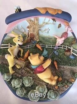 Winnie The Pooh Ensemble De 4 Assiettes Honeypot Adventure De Bradford Exchange Pooh