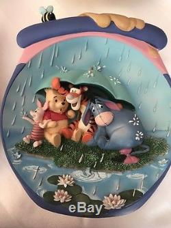 Winnie The Pooh Ensemble De 4 Assiettes Honeypot Adventure De Bradford Exchange Pooh