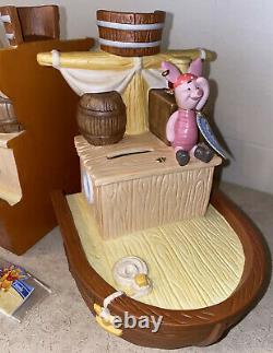 Winnie The Pooh & Friends Bookends New In Box Bateau Pirates Pooh & Piglet 4005906