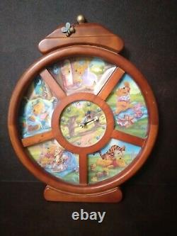 Winnie The Pooh Horloge Collectible Disney Retraite Number Plate