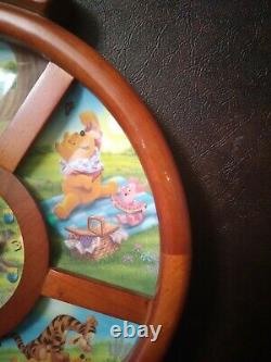 Winnie The Pooh Horloge Collectible Disney Retraite Number Plate