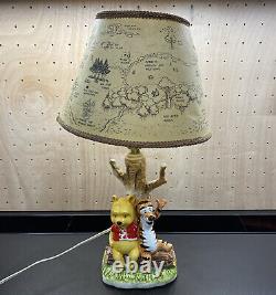 Winnie The Pooh Lampe & Shade Tigger Vintage 1960s Japon Walt Disney Productions