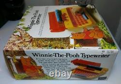Winnie The Pooh Machine À Écrire Vintage 1977 Disney Sear Rare Difficile À Trouver Doit Avoir