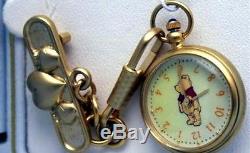 Winnie The Pooh Montre Disney Krementz Womens Pin Colibri Revers Pendentif Montre