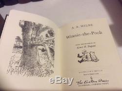 Winnie The Pooh Par A. A. Milne Set De 4 Collecteurs De Volume Easton Press Leather