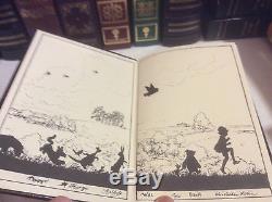 Winnie The Pooh Par A. A. Milne Set De 4 Collecteurs De Volume Easton Press Leather