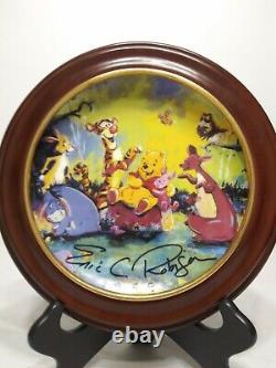 Winnie The Pooh Signé Eric Robinson Peint À La Main 1999 Vintage Rare