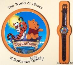 Winnie The Pooh & Tigger Disney Encadrée Artiste Caractère Montre Et Artwork