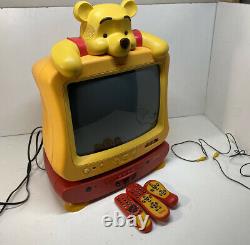 Winnie The Pooh Tv DVD Combo Player Vintage Walt Disney Rare Travaux De Collection