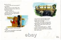 Winnie l’Ourson Cel 1983 Un jour pour Bourriquet Cel d’animation de production Disney 86
