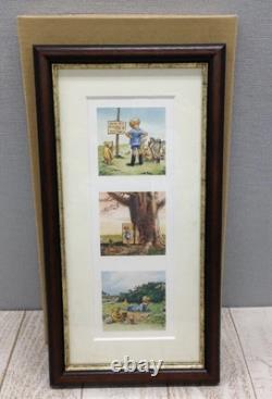 Winnie l'Ourson & Christopher Robin Imprimé Aquarelle Disney 3 Panneaux Cadre - ART