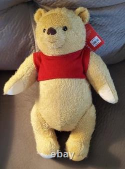 Winnie l’Ourson Christopher Robin taille réelle peluche 14 Disney RARE livraison gratuite