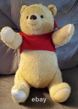 Winnie l’Ourson Christopher Robin taille réelle peluche 14 Disney RARE livraison gratuite