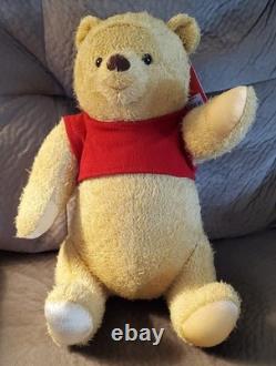 Winnie l’Ourson Christopher Robin taille réelle peluche 14 Disney RARE livraison gratuite