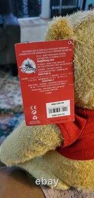 Winnie l’Ourson Christopher Robin taille réelle peluche 14 Disney RARE livraison gratuite