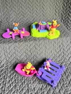 Winnie l'Ourson Ensemble de jeu du bois de 100 acres et lot de figurines Camping Fisher Price ? LIRE