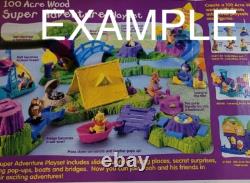Winnie l'Ourson Ensemble de jeu du bois de 100 acres et lot de figurines Camping Fisher Price ? LIRE