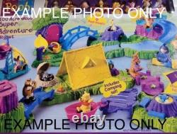 Winnie l'Ourson Ensemble de jeu du bois de 100 acres et lot de figurines Camping Fisher Price ? LIRE