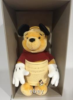 Winnie l’Ourson Gund Ours en mohair habillé en Mickey Mouse dans sa boîte édition limitée RARE