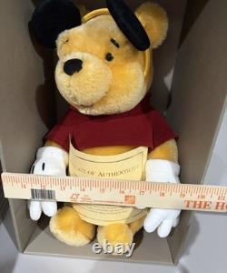 Winnie l’Ourson Gund Ours en mohair habillé en Mickey Mouse dans sa boîte édition limitée RARE