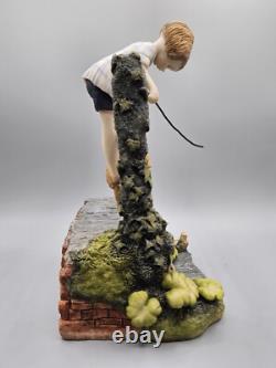 Winnie l'Ourson Ils Regardent Sur La Rivière Figurine Christopher Holt LE #195 RARE