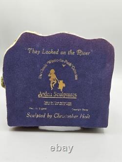 Winnie l'Ourson Ils Regardent Sur La Rivière Figurine Christopher Holt LE #195 RARE