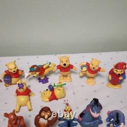Winnie l'Ourson LOT de 23 Figurines Mattel Tigrou Hibou Porcinet Bourriquet Roo Kanga C. Robin
