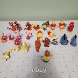 Winnie l'Ourson LOT de 23 Figurines Mattel Tigrou Hibou Porcinet Bourriquet Roo Kanga C. Robin