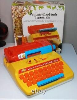 Winnie l'Ourson Machine à Écrire Vintage 1977 Disney Sear RARE Difficile à Trouver Indispensable