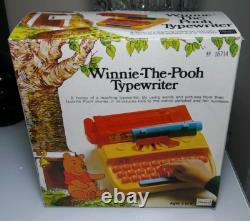 Winnie l'Ourson Machine à Écrire Vintage 1977 Disney Sear RARE Difficile à Trouver Indispensable