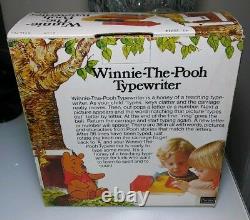 Winnie l'Ourson Machine à Écrire Vintage 1977 Disney Sear RARE Difficile à Trouver Indispensable