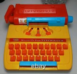 Winnie l'Ourson Machine à Écrire Vintage 1977 Disney Sear RARE Difficile à Trouver Indispensable