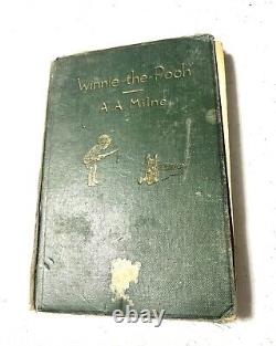 Winnie l'Ourson Reliure rigide Copyright 1926 A. A. Milne Très écrit en images