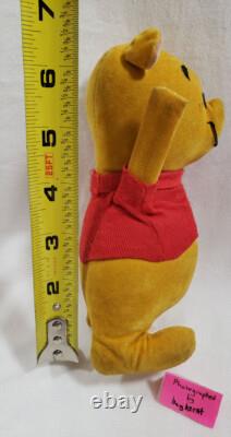 Winnie l'Ourson Sears 1966 Poupée en peluche en copeaux de bois Porcinet Lapin Tigrou Kanga années 60
