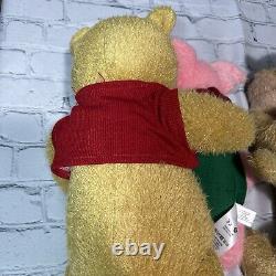 Winnie l'Ourson et ses amis en peluche de style rétro