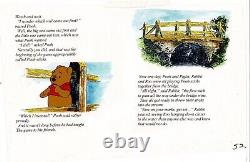 Winnie l'Ourson et un jour pour Bourriquet Animation Cartoon Cel Disney 1983 52