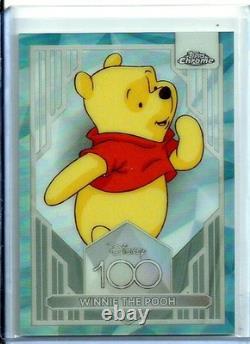 Winnie l’ourson 2023 Topps Chrome Disney 100 Refractor argenté n° 33 Édition collector