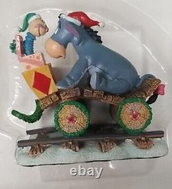 Winnie l'ourson Disney Danbury Mint Piglet Holiday Express Christmas Train 6 pièces