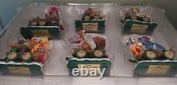 Winnie l'ourson Disney Danbury Mint Piglet Holiday Express Christmas Train 6 pièces