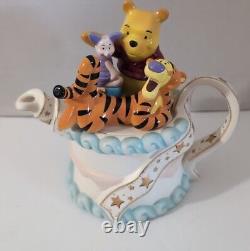 Winnie l'ourson Édition Limitée Gâteau d'Anniversaire Théière en Porcelaine Disney Cardew