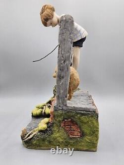 Winnie l'ourson Regardent la Rivière Christopher Holt Figurine LE #195 RARE